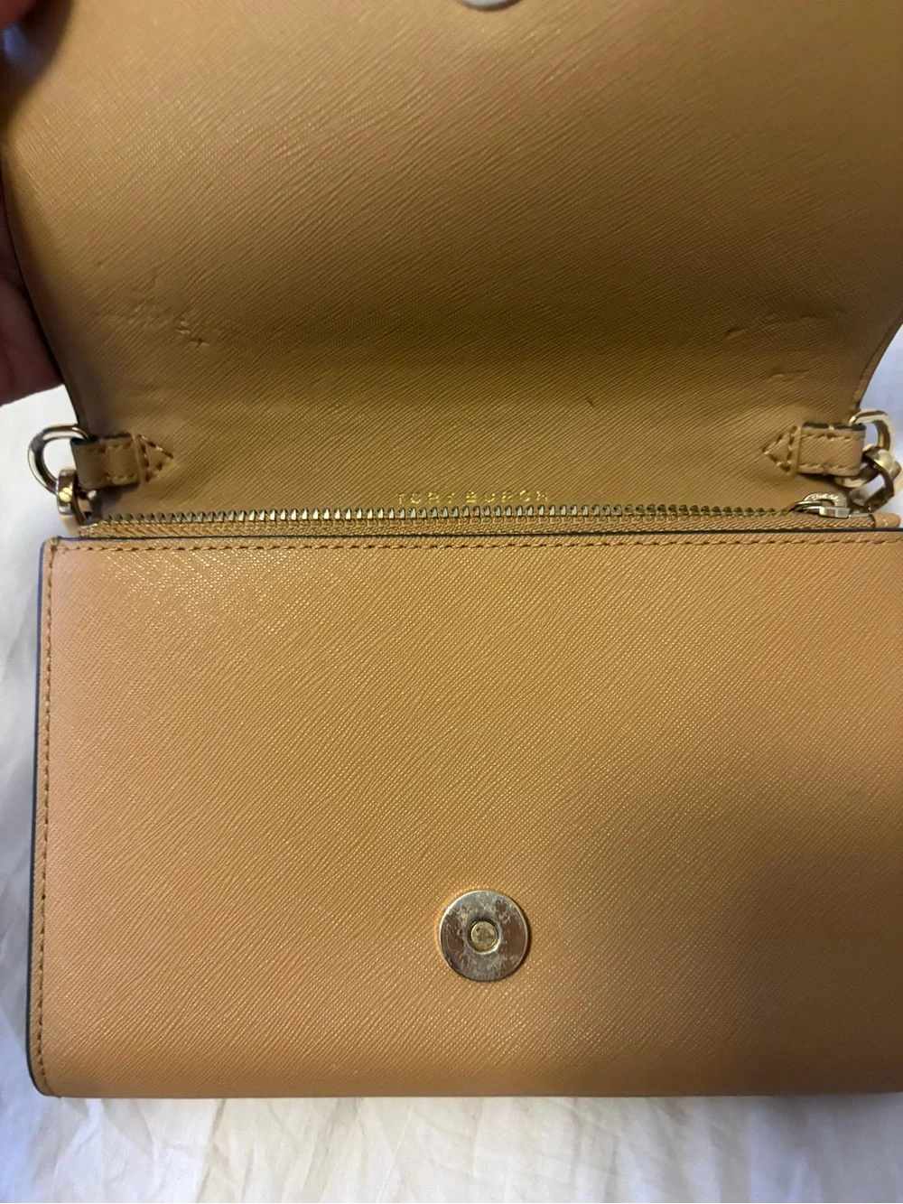Tory Burch structured leather